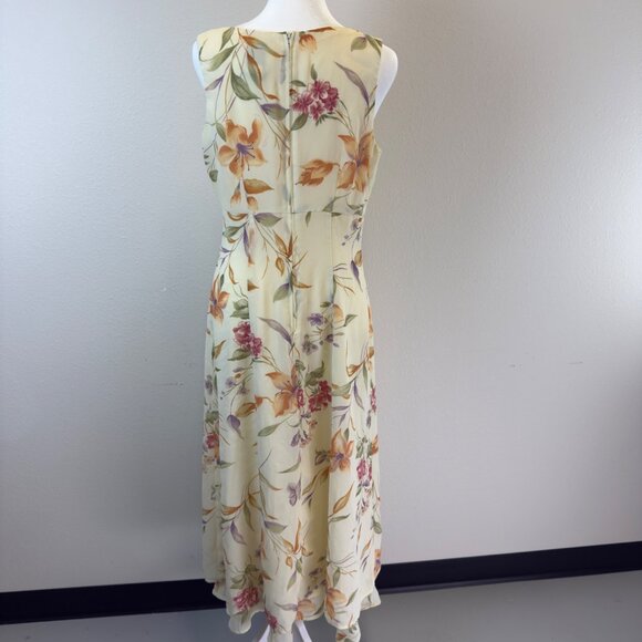 Vtg T R Bentley Floral Maxi Sundress Size 6 Sleeveless Cottage Core Fairycore - Picture 15 of 15